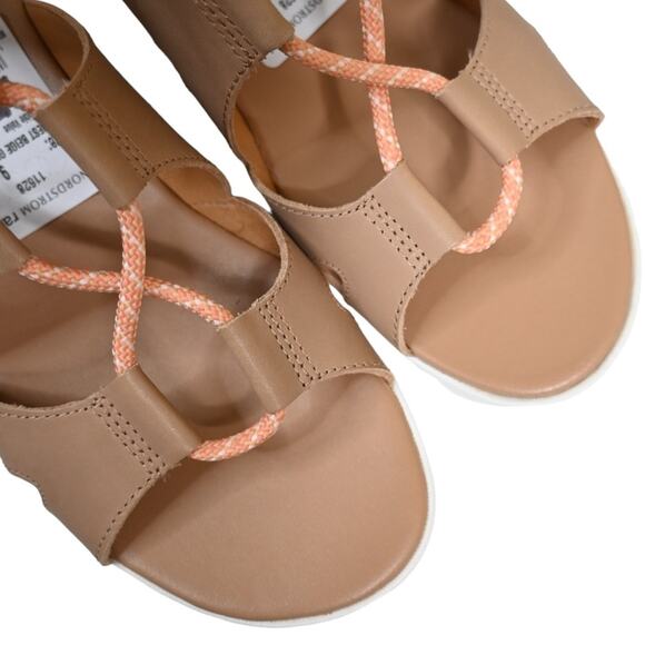 SOREL Womens 9 Cameron Platform Gladiator Sandal in Honest Beige/Gum NEW main image 0
